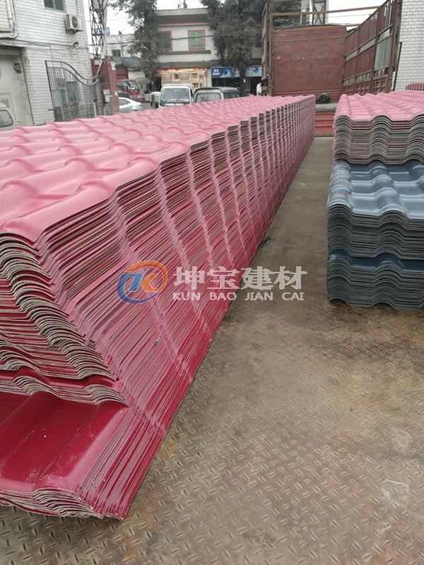 平改坡工程用合成樹脂瓦好處多