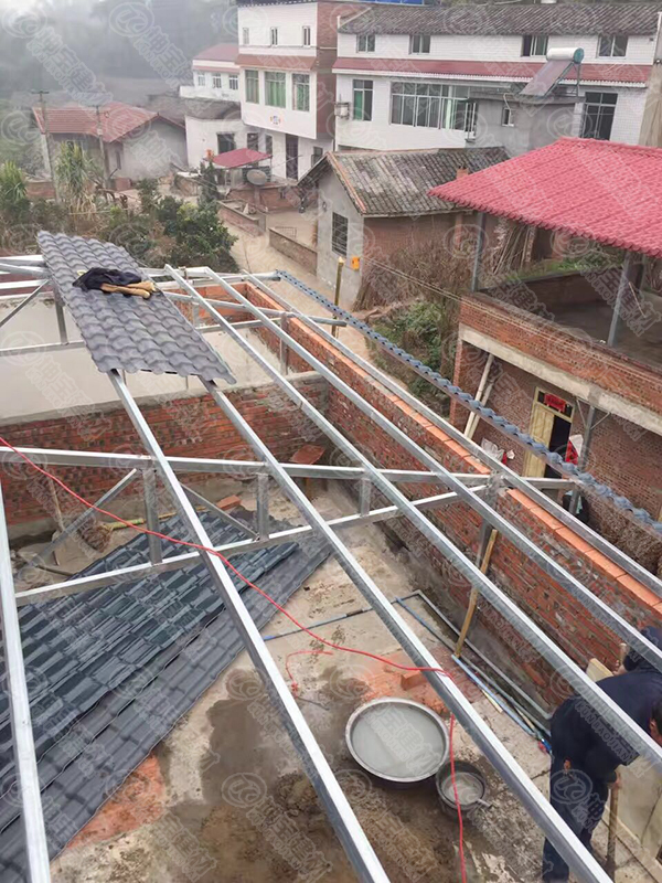 老司機(jī)合成樹脂瓦檁條材料間距和安裝?